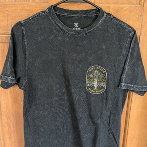 Roark Open roads Open Minds T-shirt (Distressed, Navy Blue)